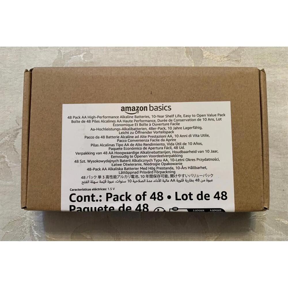 Amazon 48 pk AA Batteries